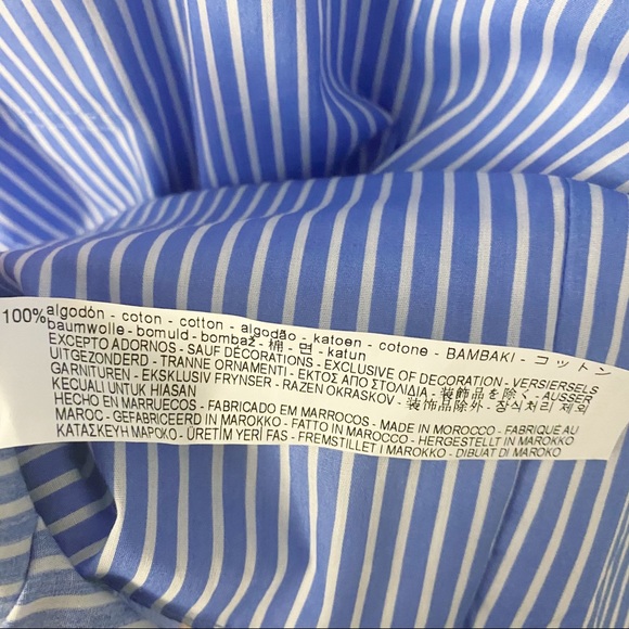 Zara Striped Floral Tunic Dress - Picture 6 of 6